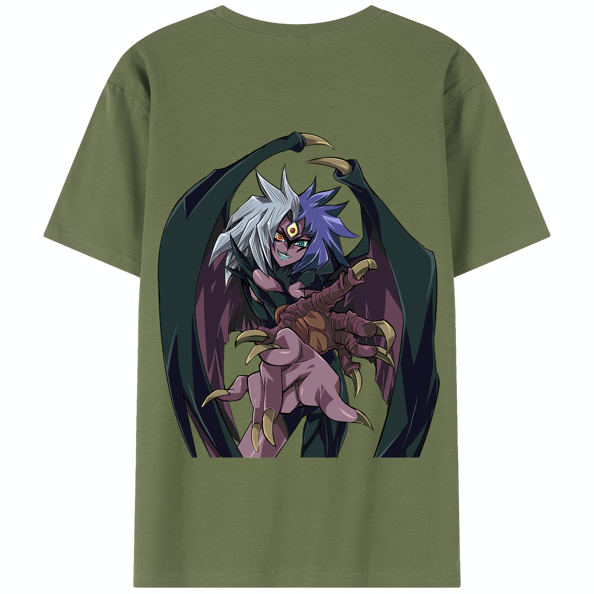 （画像用） 遊☆戯☆王 Yu-Gi-Oh! 綿100％半袖Tシャツ（背面プリント）